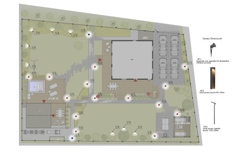Освещение в экстерьере 3