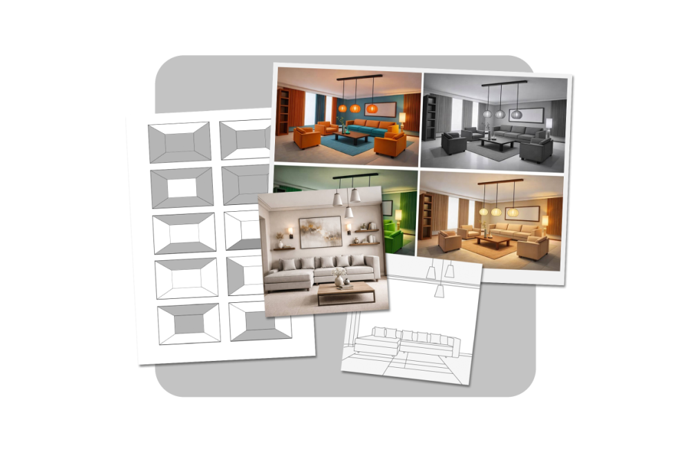 Композиция и цветоведение в интерьере